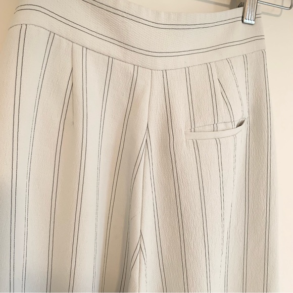 Artizia Wilfred Faun Pant White Grey Stripped Sz 00 - Picture 7 of 12